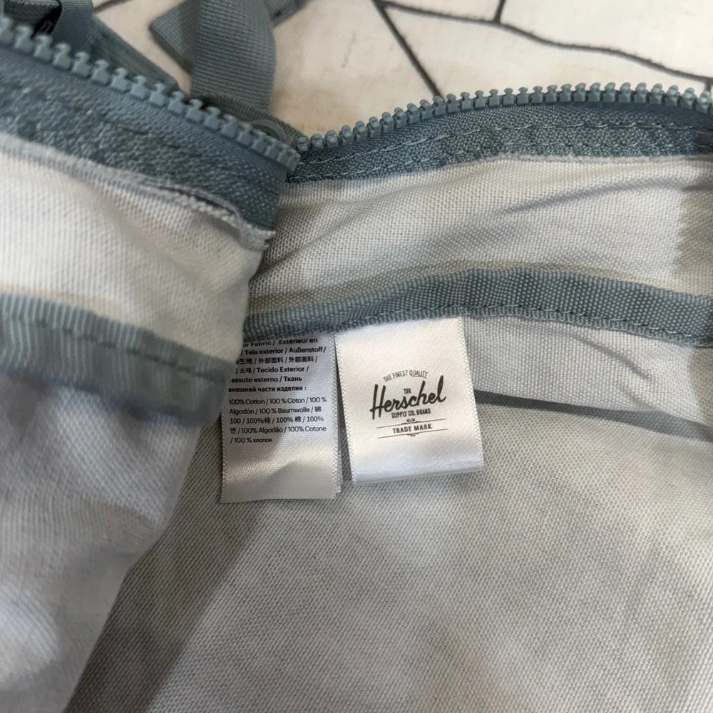 Herschel Supply Co Backpack OS Light Blue Cotton Canvas Classic Daypack